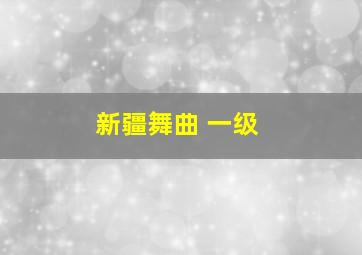 新疆舞曲 一级